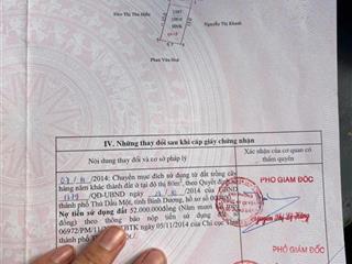 Ngợp cần bán gấp lô đẹp 6,7x15 tc 80m ,nhánh dx 58 phú mỹ đường thông