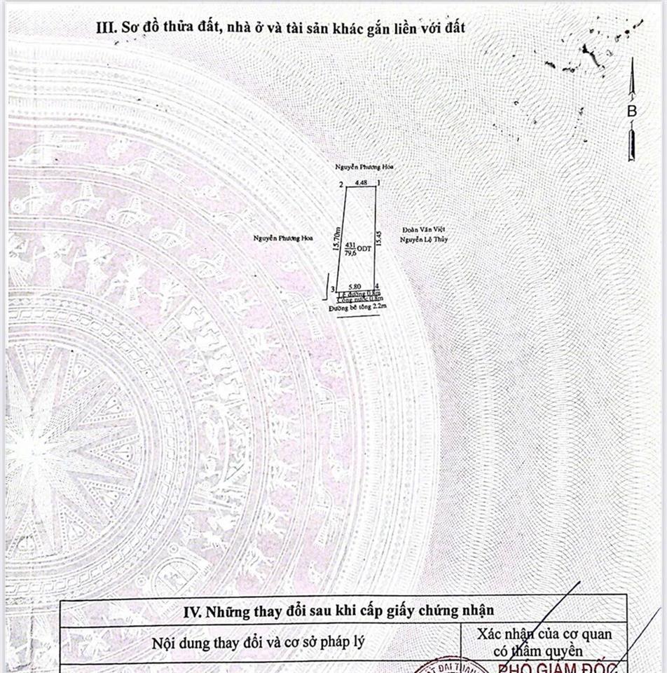 Bán đất tặng kèm căn nhà, 1 sẹc cmt8 thông qua phan đình giót