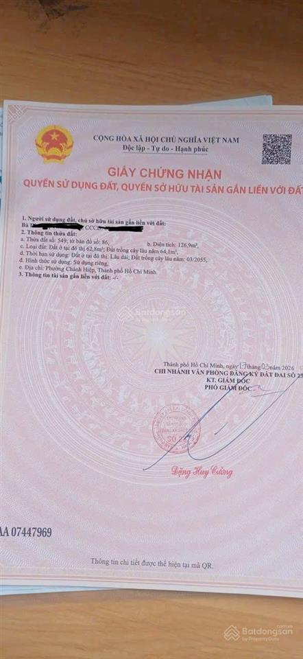 Một nền đất 127m định hoà mà chỉ 1.55 tỷ