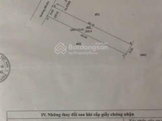 Bán đất 200m2 tại nguyễn chí thanh, phú an, thành phố bến cát, 1,8 tỷ vnd