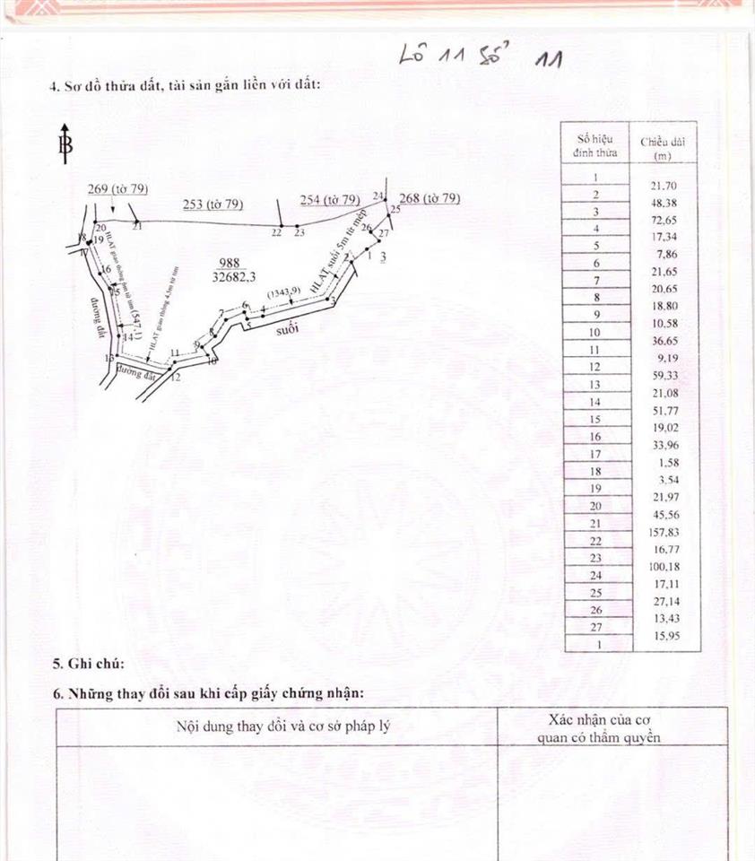 Chủ cần bán lô đất tân hưng, tp đồng nai. diện tích 32682,3m2 có 165m2 mặt tiền. giá chỉ 17 tỷ