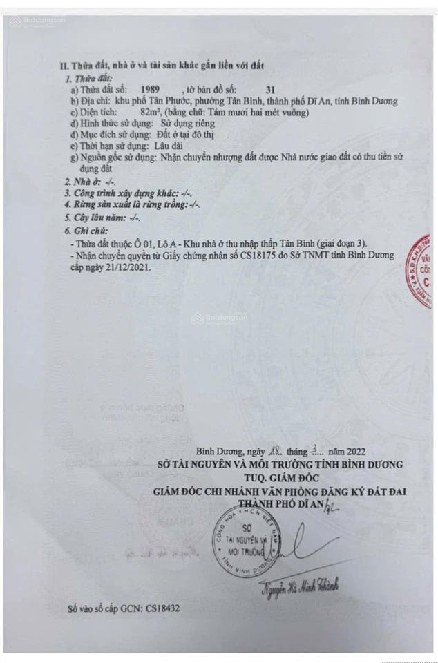 Biệt thự ngay trung tâm thành phố dĩ an