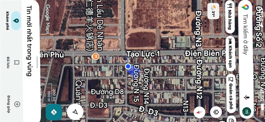 Đất mặt tiền  tái định cư phú mỹ  phường phú tân