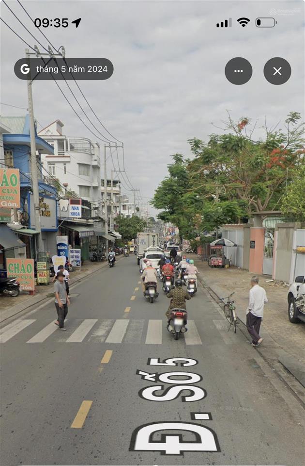 Nhà mặt tiền ngang 16m mặt tiền đường số 5 linh xuân kinh doanh sầm uất, sẵn hđ thuê 35tr/tháng