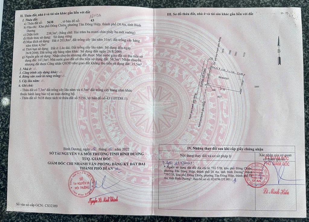 Biệt thư 240m2 ngang 11m sổ riêng 3 tầng giá nhu căn nhà phố phường dĩ an