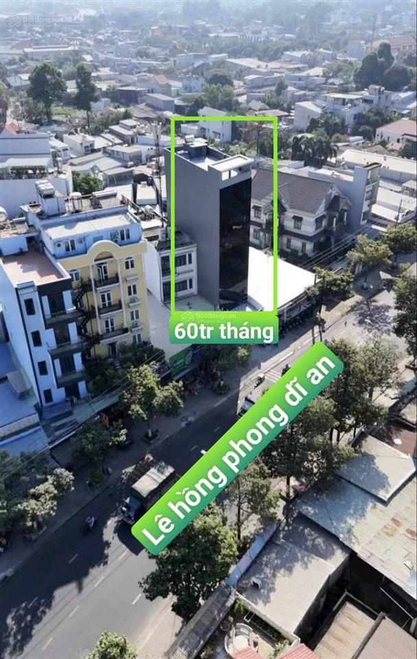 Nhà văn phòng mới 6 tầng ngang 6m mt lê hồng phong cho thuê 60 triệu cần tìm chủ nhân mới