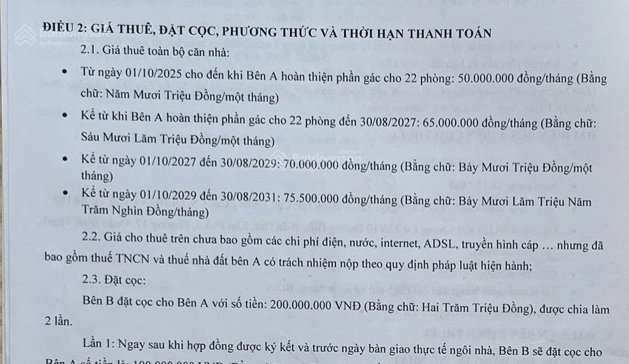 Vhdv sát làng đại học đang cho thuê 65tr/tháng 1 tầng hầm 6 nổi mới