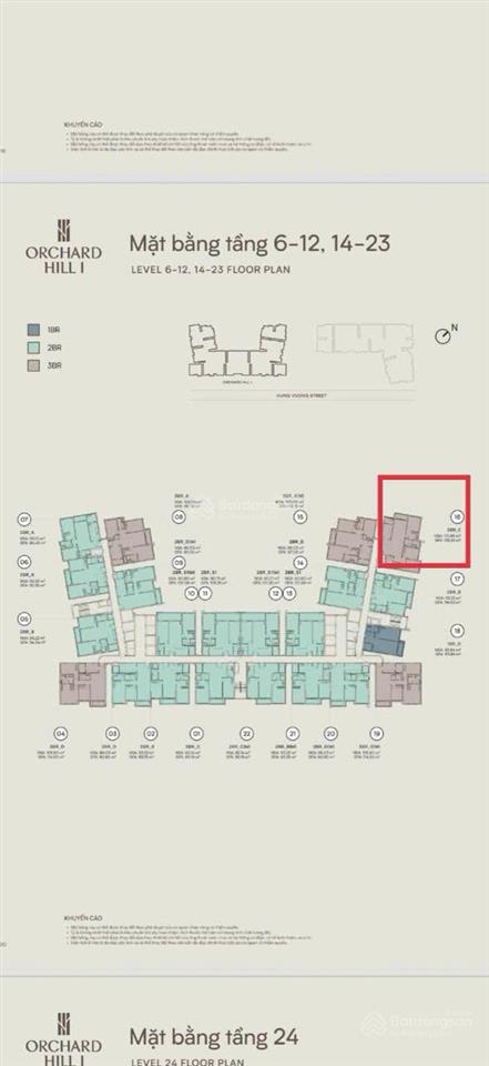 Bán căn hộ 3pn view biệt thự suất nước ngoài dự án orchard hill