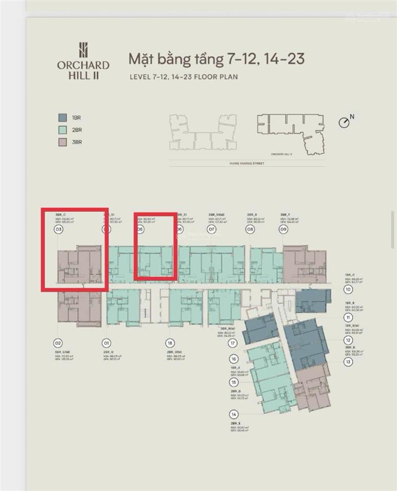 Bán căn 2pn suất nước ngoài tại dự án orchard hill của capitaland