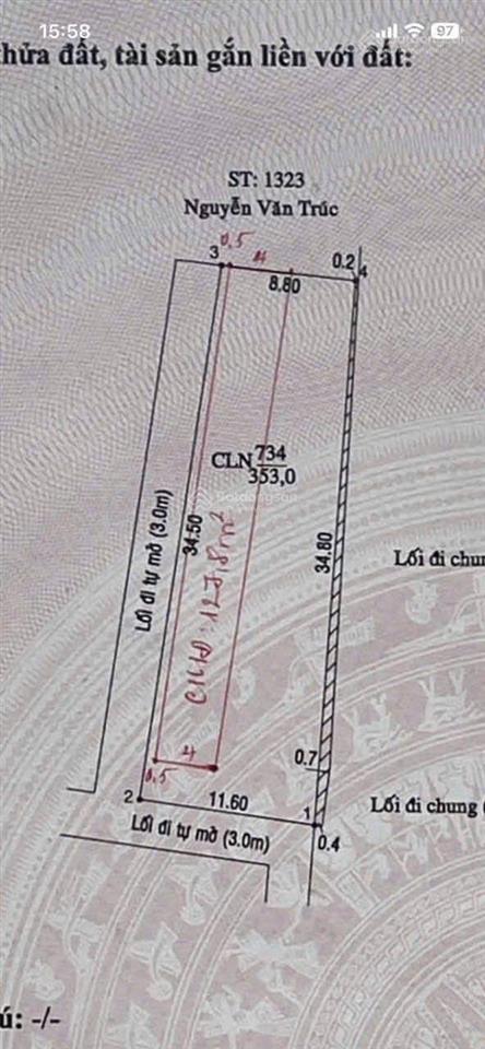 Bán đất khu 8 gần chợ. giá 9.9 tr/m2, ngang 45m.  0975 222 ***