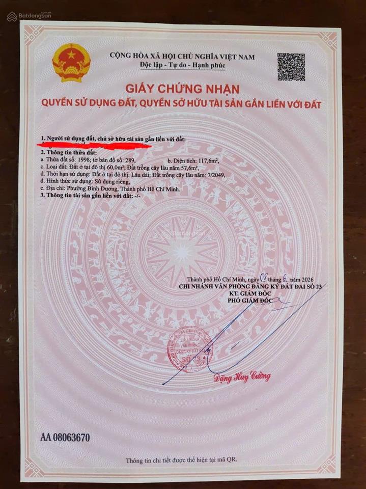 Bán đất gần chợ phú mỹ ngang 5x23.5m. giá 2.290 tỷ.  0975 222 ***