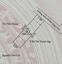 Bán đất phú lợi ngang 5m, cách lê hồng phong 100m. giá 2.350 tỷ