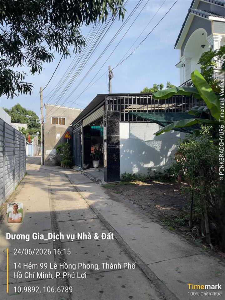Bán đất phú lợi ngang 5m, cách lê hồng phong 100m. giá 2.350 tỷ
