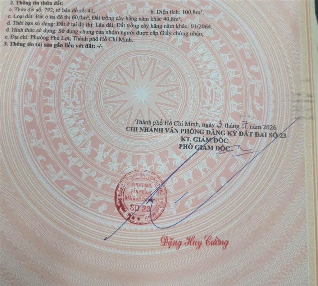 Đất mặt tiền đoàn thị liên giao lê hồng phong ngang 5,4m. giá 5,450 tỷ