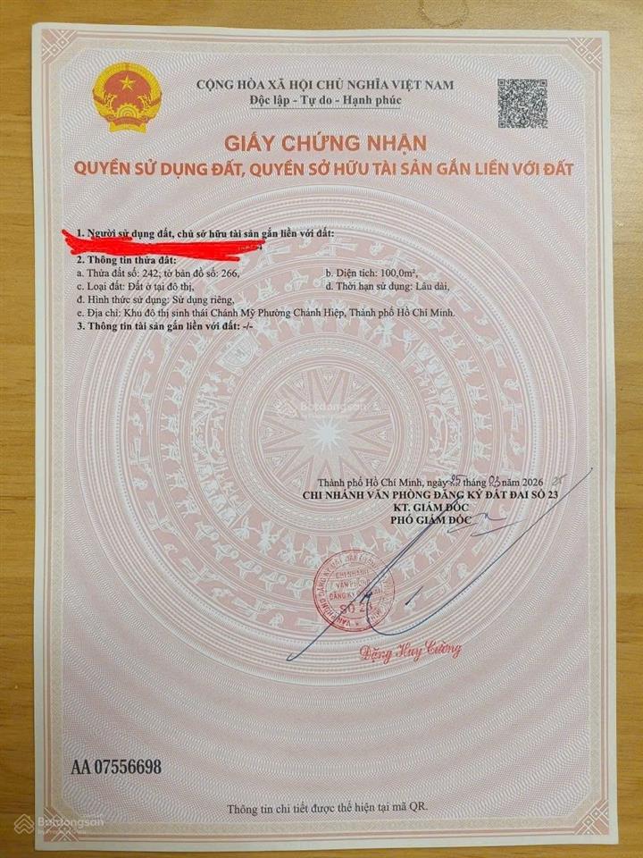 Bán đất kđt chánh mỹ ngang 5m. giá cực sốc 2.450 tỷ.  0975 222 ***