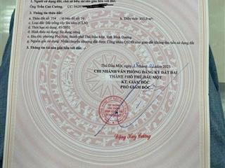 Bán đất ngay kdc phú hoà 1, cafe koi, bê tông thông 10x35m. giá 9.4 triệu/m2