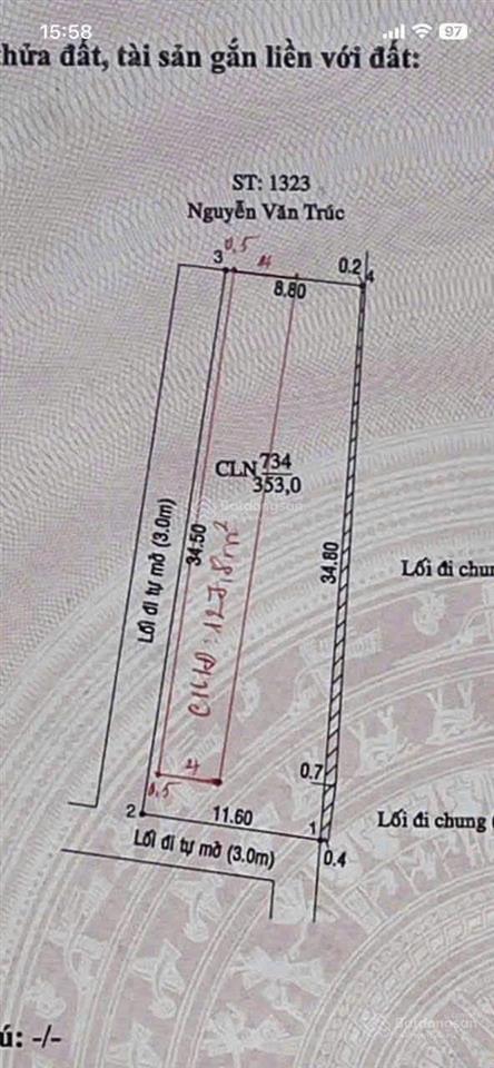 Bán đất ngay kdc phú hoà 1, cafe koi, bê tông thông 10x35m. giá 9.4 triệu/m2