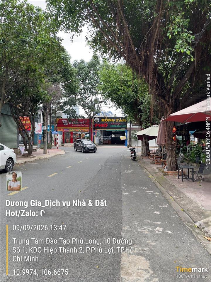 Bán nhà kdc hiệp thành 2, trục chính kinh doanh 2 mặt tiền ngang 6m. giá 6,550 tỷ