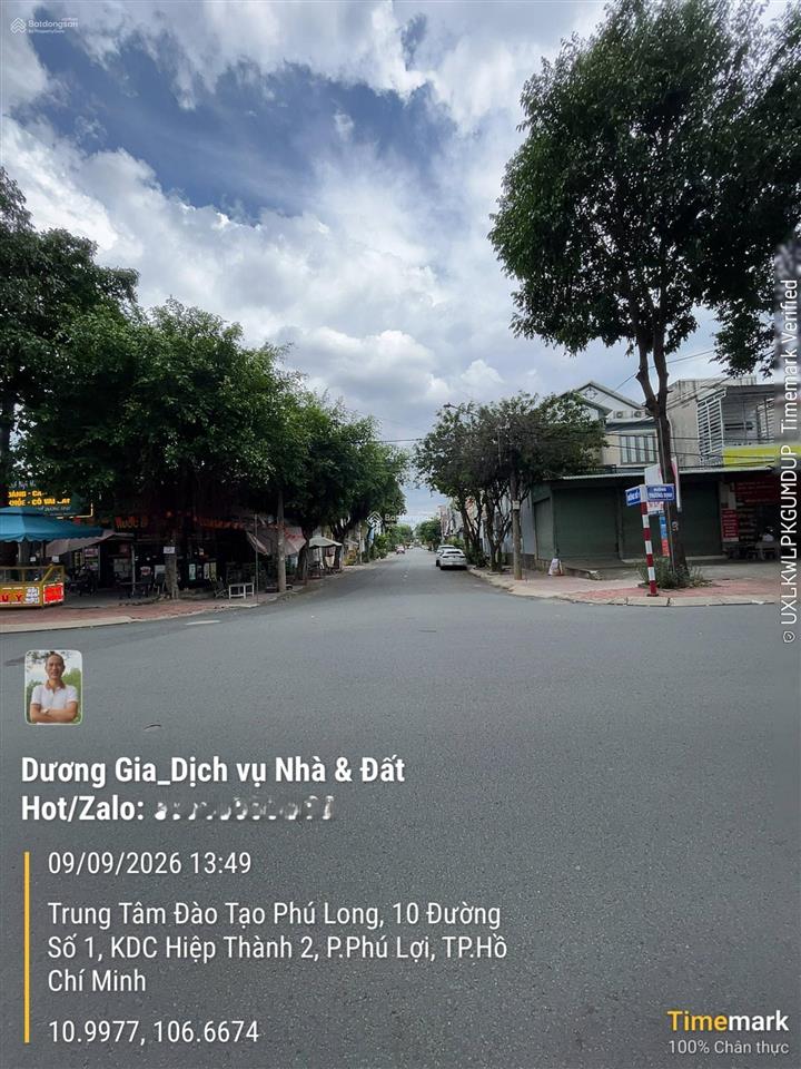 Bán nhà kdc hiệp thành 2, trục chính kinh doanh 2 mặt tiền ngang 6m. giá 6,550 tỷ