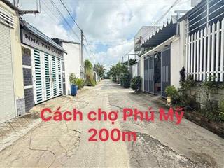 Đất ngay chợ phú mỹ, dt 5x23m(80m2 thổ cư) giá 2tỷ590, đường 6m