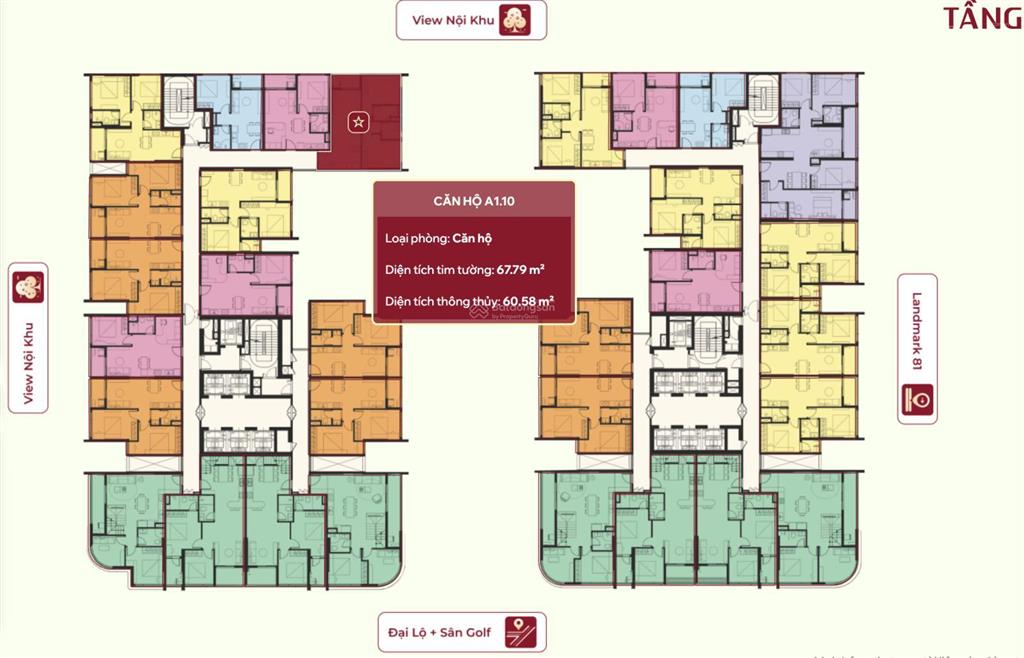 Góc căn 10 2pn 2wc dt 67,79m2. sở hữu chỉ với 11%, htls 20 tháng, ân hạn góc 5 năm.  0938 656 ***