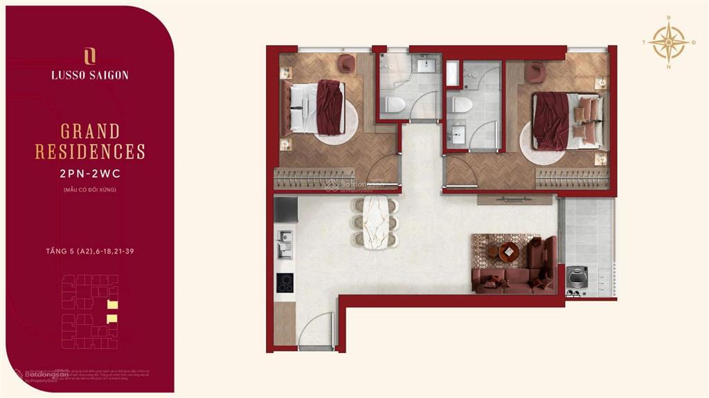 Góc căn 10 2pn 2wc dt 67,79m2. sở hữu chỉ với 11%, htls 20 tháng, ân hạn góc 5 năm.  0938 656 ***