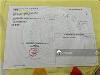 Bán đất ngộp ngay trung tâm thành phố tân an sát aeon mall tân an sổ hồng riêng