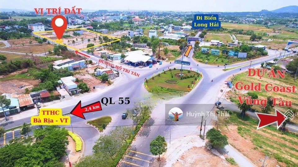 Cần tiền khách gửi bán lô đất đường nhựa, gần tttm bà rịa, sổ hồng riêng
