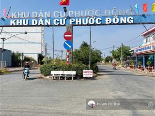 Chính chủ kẹt tiền bán gấp lô đất quốc lộ 50 trong khu dân cư phước đông cần đước .