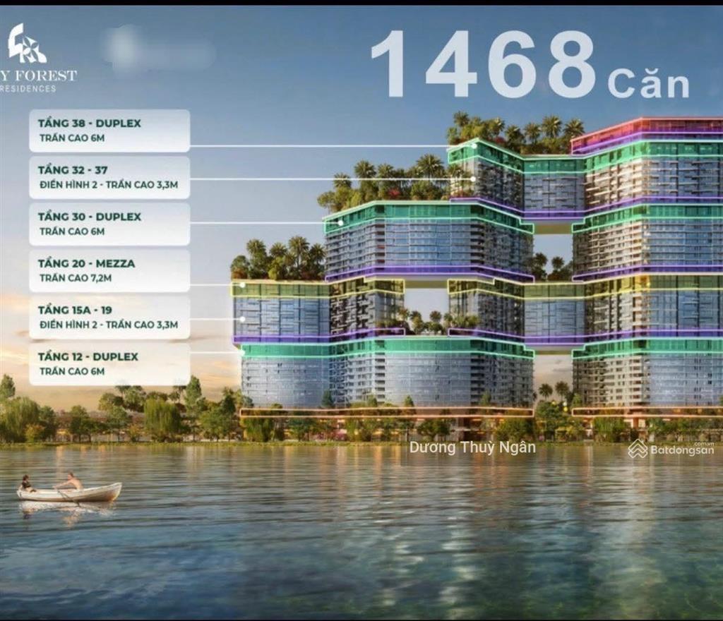 Siêu phẩm mezza sky forest căn hộ 2 tầng trần cao 6m view biệt thự đảo cực phẩm