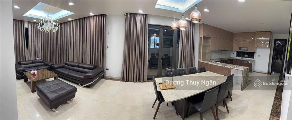 Cho thuê biệt thự song lập mimosa ecopark 5 phòng ngủ 210 m², xây 3 tầng, giá thuê 38 triệu/th