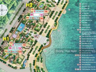 Bán 2 ngủ haven park 68m view biệt thự đảo giá tốt