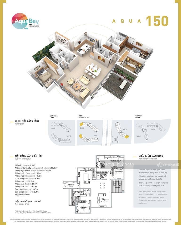 Bán aqua158 aqua bay view hồ nguyên bản giá tốt