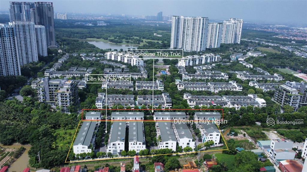 Bán nhà phố thương mại thủy trúc hoàn thiện, đang cho thuê có dòng tiền ổn định
