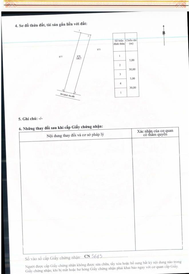 Chính chủ bán nhanh đất ven sông kiến tường 149.7m² đường nhựa đẹp chỉ 5,5 triệu/m2