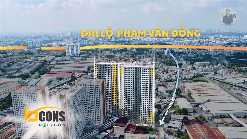 Bán căn góc 56,6m2 2pn bcons polygon giá 2,59 tỷ sổ sẵn công chứng ngay  gần phạm văn đồng thủ đức