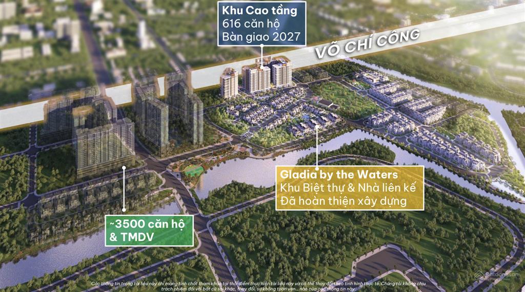 Duy nhất lần đầu khang điền mở bán có căn hộ 4 phòng ngủ gladia by the water quận 2