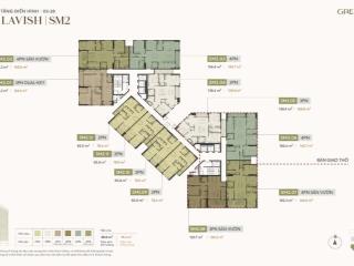 Chính chủ bán gấp căn 1pn sm3 20.11 46.87m² | giá tốt nhất tòa | greenera southmark