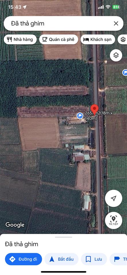 Bán đất giá 2,8 tỷ vnd tại phường ninh thạnh, tây ninh, diện tích 985m2