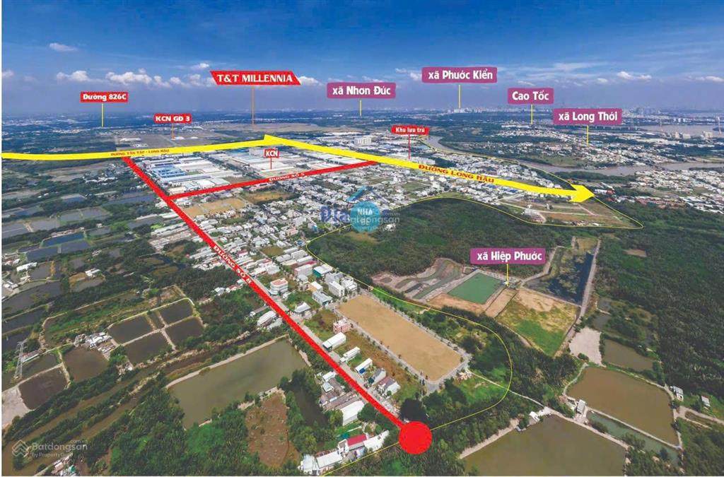 Bán đất nền dự án tại khu dân cư long hậu, 2,1 tỷ, 90m2, chính chủ uy tín