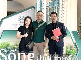 Ở đây em chỉ bán căn 3pn 87m2 dự án the emerald 68. tổng chiết khấu 21%, trong đó 15% hoàn tiền mặt