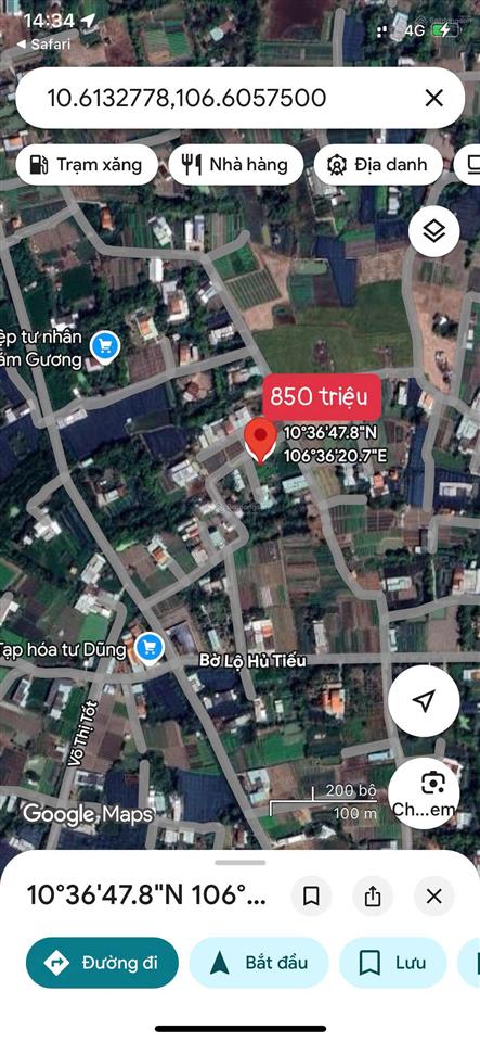 Siêu phẩm đất nền cần giuộc, sổ hồng riêng, vị trí đẹp giá tốt nhất khu vực