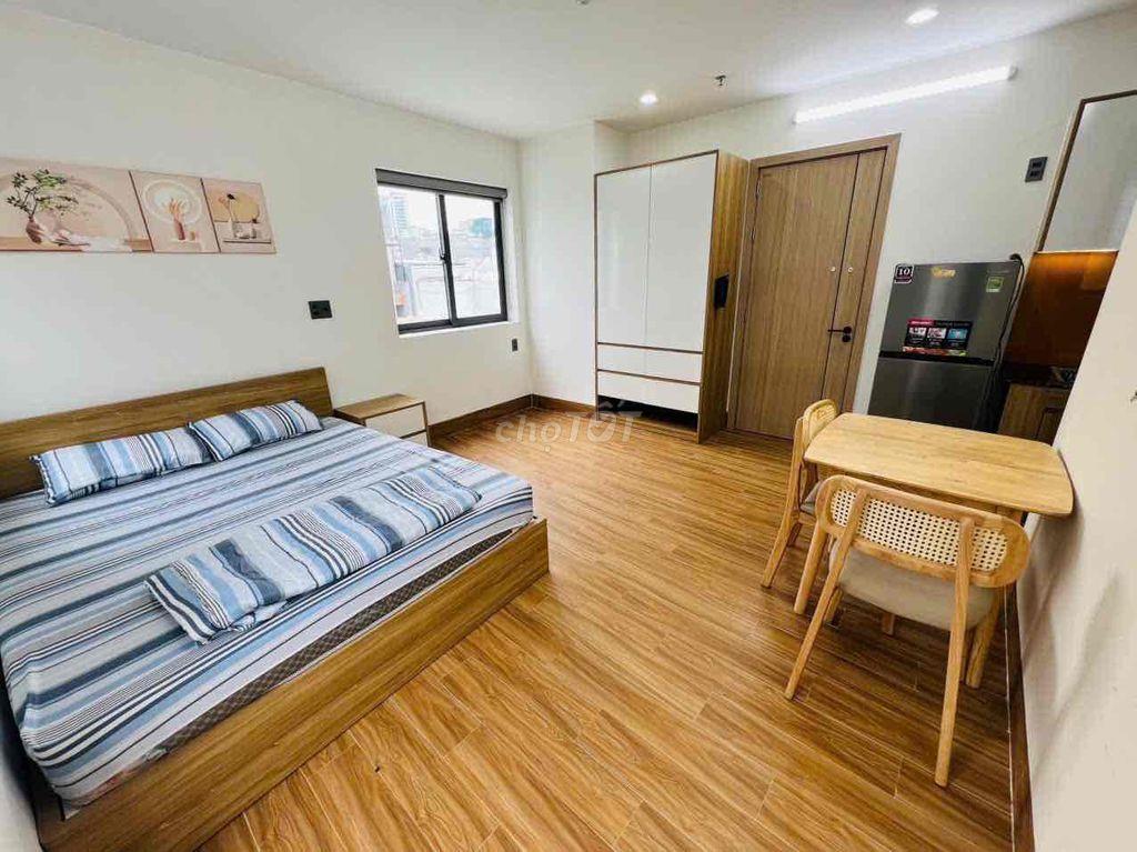 Cho thuê căn hộ Trần Cao Vân gần bãi xe tô tô, 3 cửa sổ, 30m2