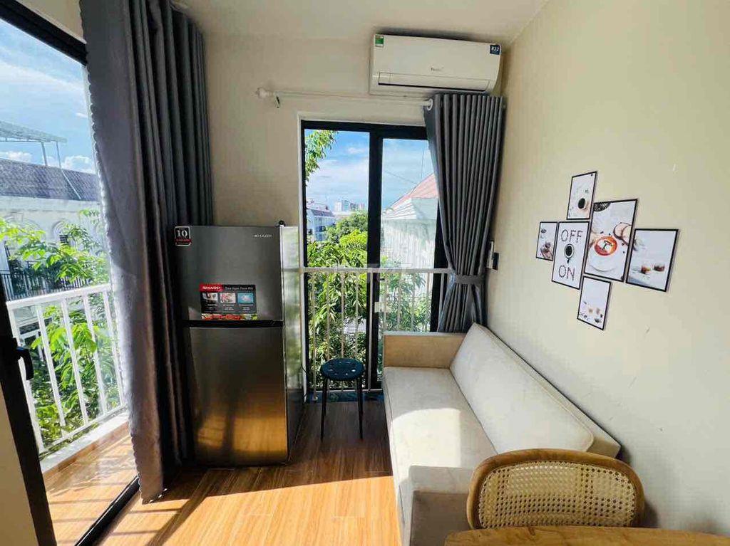 Cho thuê căn hộ góc Trần Cao Vân và Ông Ích Khiêm, 2 view ban công
