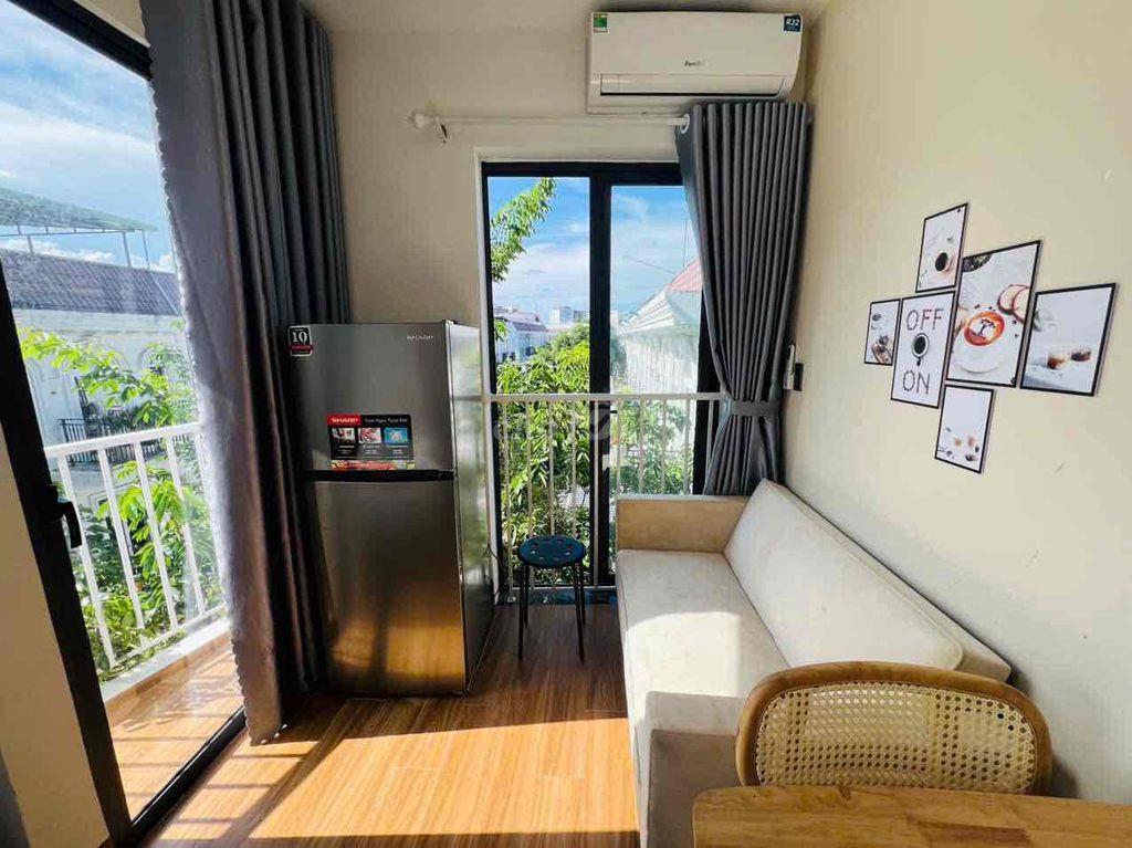 Cho thuê căn hộ góc Trần Cao Vân và Ông Ích Khiêm, 2 view ban công