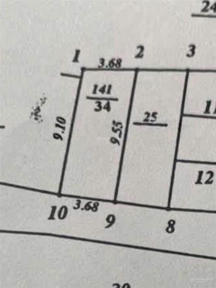 Bán 34m2 đất cầu cốctây mỗ. oto lùi cửa  15m ra oto dừng đỗ ngày đêm