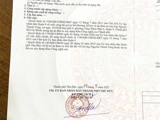 Chủ gửi bán lô đất 2 mặt tiền trước sau khu tái định cư 494, p tăng nhơn phú a quận 9