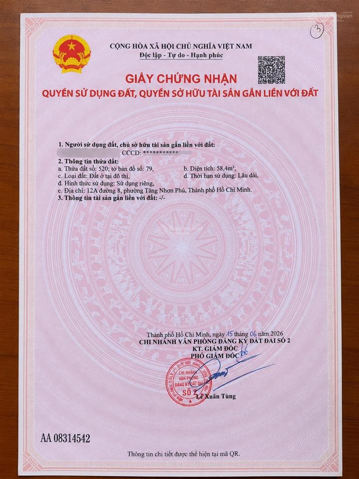 Mặt tiền đường số 8 tăng nhơn phú b quận 9