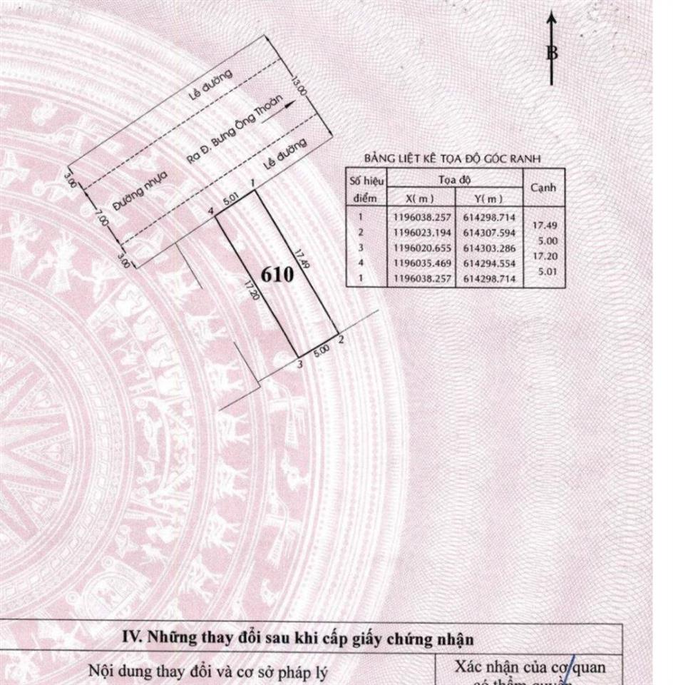 Bán lô vạn phát đạt bưng ông thoàn ngang 5m cách mặt tiền 20m