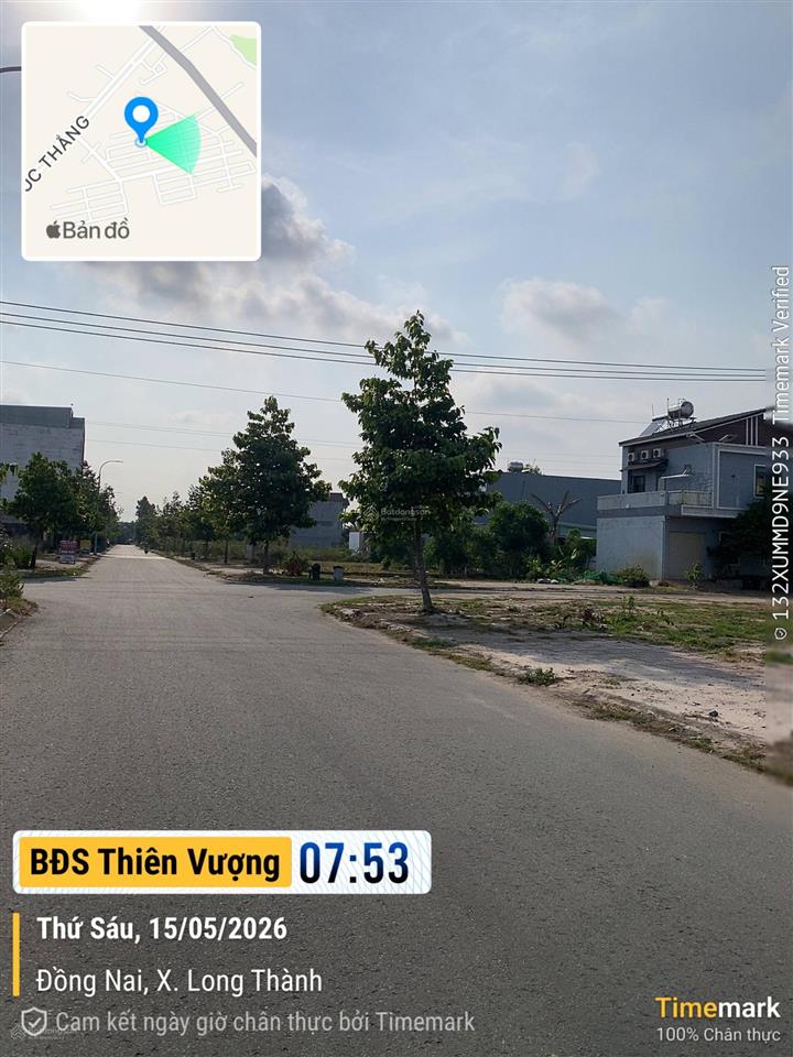 Chính chủ gửi bán lô đất 105m2 đường n5 hướng nam kdc an thuận gần cổng chính sb long thành đồg nai